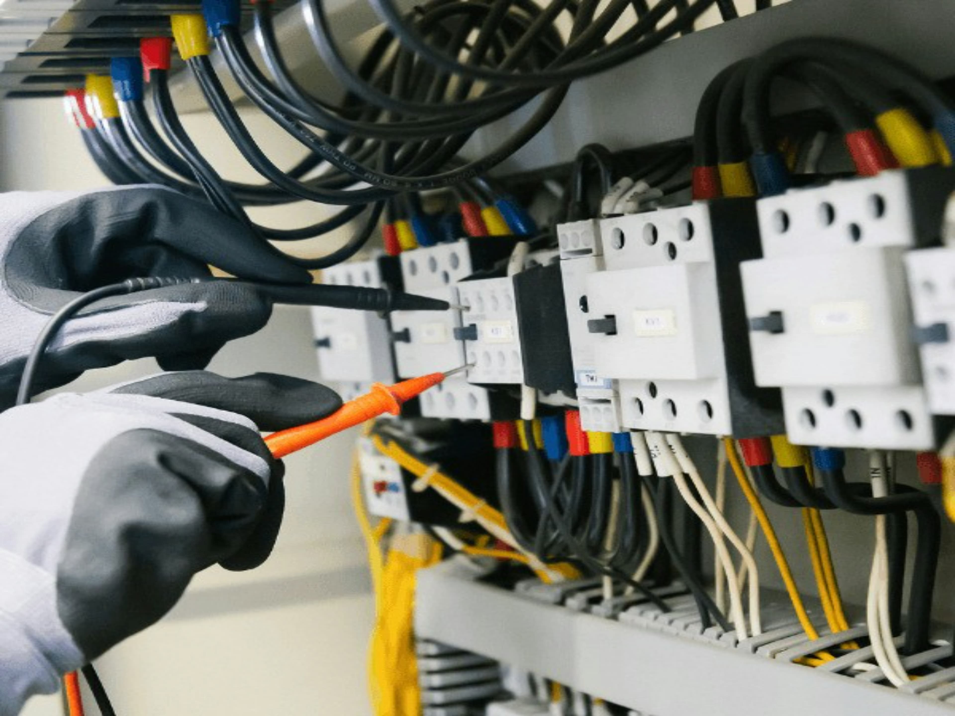 Trabajo de electricidad en tablero, Tandil